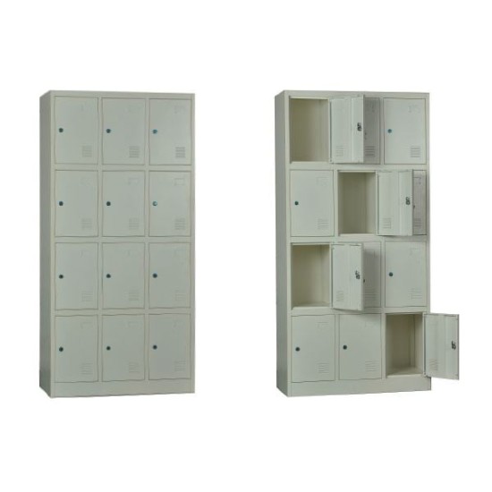 LOCKER 12 Θέσεων Μέταλλο Βαφή Άσπρο LOCKER 12 Θέσεων Μέταλλο Βαφή Άσπρο