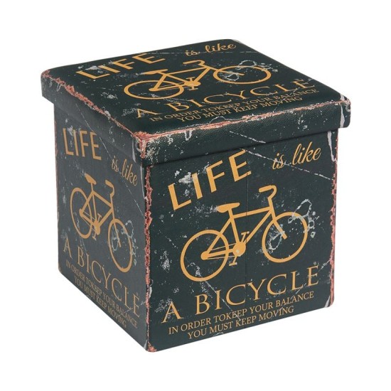 ORION Σκαμπό Αποθηκευτικό - Βοηθητικό, PU Deco Bike ORION Σκαμπό Αποθηκευτικό - Βοηθητικό, PU Deco Bike