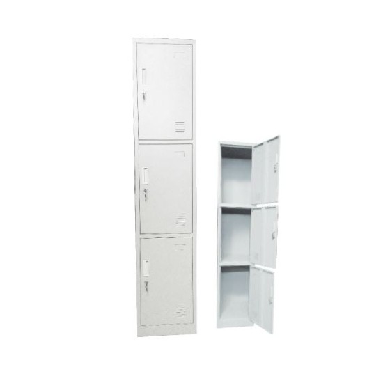 LOCKER 3 Θέσεων Μέταλλο Βαφή Άσπρο LOCKER 3 Θέσεων Μέταλλο Βαφή Άσπρο