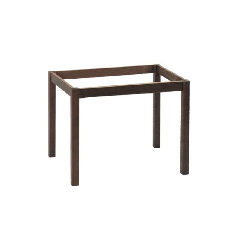 ΚΑΦΕΝΕΙΟΥ Βάση Τραπεζιού Οξιά Λυόμενη για Επιφάνεια 70x110cm Βαφή Εμποτισμού Καρυδί