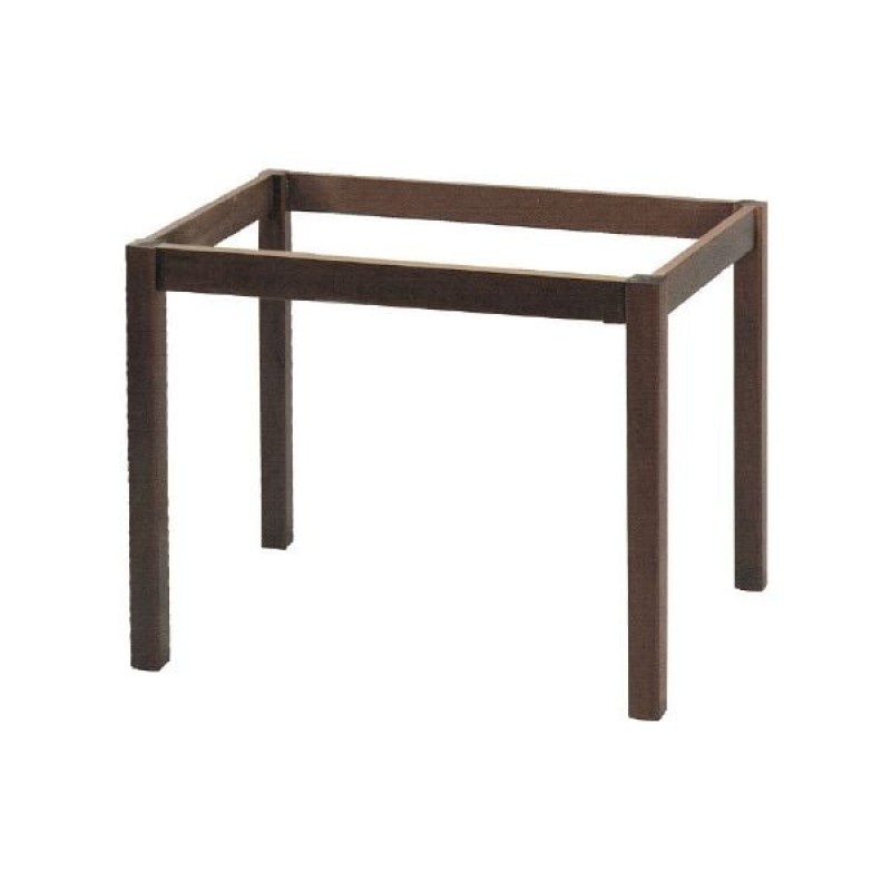 ΚΑΦΕΝΕΙΟΥ Βάση Τραπεζιού Οξιά Λυόμενη για Επιφάνεια 80x120cm Βαφή Εμποτισμού Καρυδί