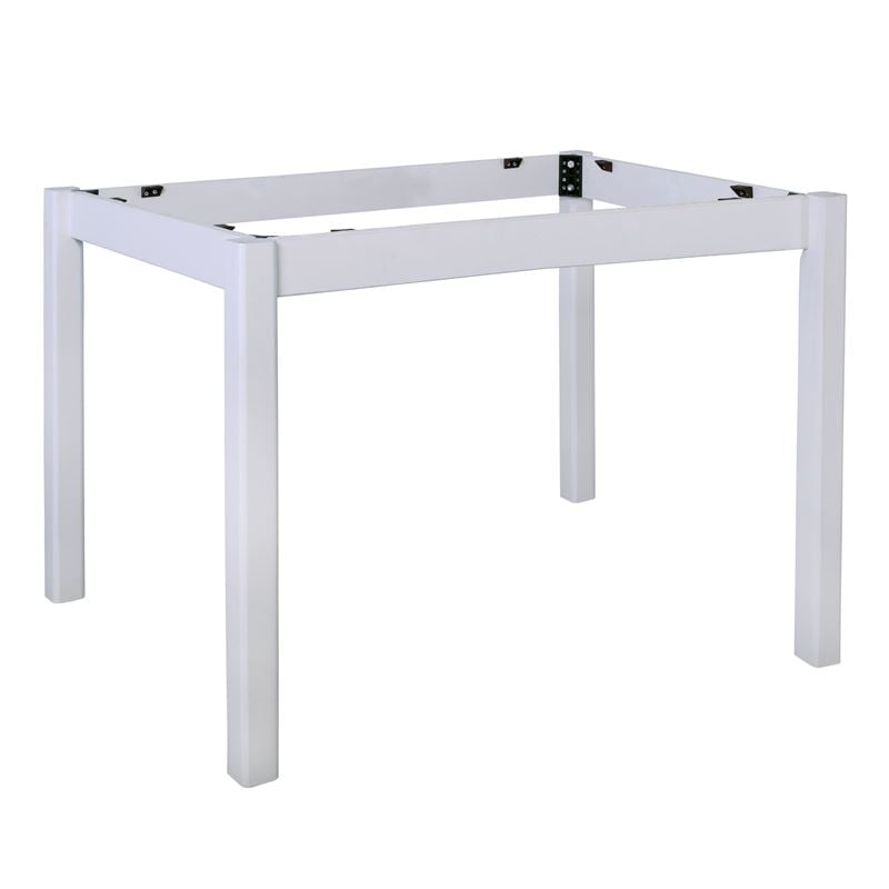 ΚΑΦΕΝΕΙΟΥ Βάση Τραπεζιού Οξιά Λυόμενη για Επιφάνεια 70x110cm Βαφή Εμποτισμού Λάκα Άσπρο