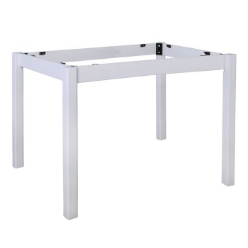 ΚΑΦΕΝΕΙΟΥ Βάση Τραπεζιού Οξιά Λυόμενη για Επιφάνεια 80x120cm Βαφή Εμποτισμού Λάκα Άσπρο