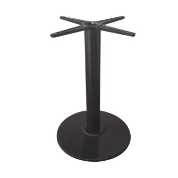 FLAT ΣΤΡΟΓΓΥΛΗ Φ55Χ72εκ.(Σ)ΒΑΣΗ ΜΑΝΤΕΜΙ ΜΕ ΡΕΓ/ΡΟΥΣ ΜΑΥΡΗ