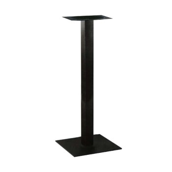 FLAT ΨΗΛΗ 45Χ45Χ108εκ.(Π)ΒΑΣΗ ΜΕΤΑΛΛΙΚΗ ΜΑΥΡΗ