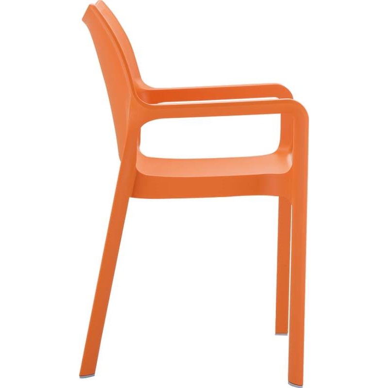 DIVA ORANGE(Σ22)ΠΟΛΥΘΡΟΝΑ ΠΟΛ/ΝΙΟΥ 57X53X84εκ.