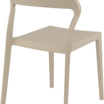 SNOW TAUPE ΚΑΡΕΚΛΑ ΠΟΛ/ΝΙΟΥ 52X56X83εκ.