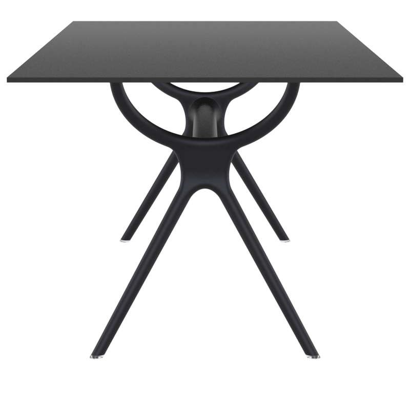 AIR ΤΡΑΠΕΖΙ 180Χ90Χ74εκ. BLACK LAMINATE 12mm