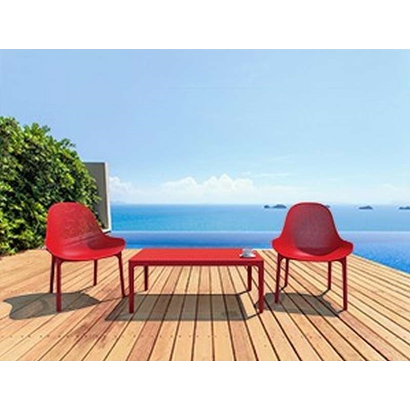 SKY LOUNGE RED ΠΟΛΥΘΡΟΝΑ ΠΟΛ/ΝΙΟΥ 60X71X83εκ.