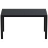 ARES ΤΡΑΠΕΖΙ 140Χ80Χ75εκ. BLACK ΠΟΛ/ΝΙΟΥ