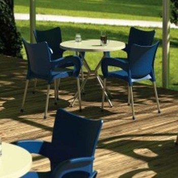 ROMEO BLACK ΠΟΛ/ΝΑ ΠΟΛ/ΝΙΟΥ/ΑΛΟΥΜ. 58Χ53Χ83εκ.