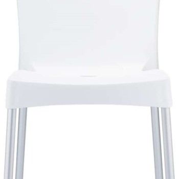 JULIETTE WHITE ΚΑΡΕΚΛΑ ΠΟΛ/ΝΙΟΥ/ΑΛΟΥΜ. 48Χ53Χ83εκ.