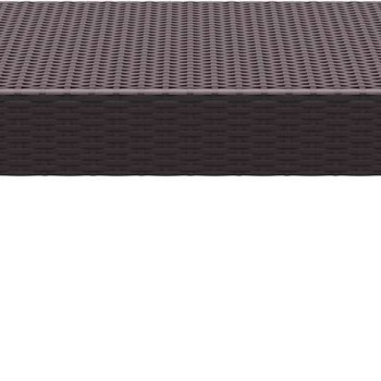 MIAMI BROWN ΤΡΑΠΕΖΙ 92Χ53Χ45εκ. ΠΟΛ/ΝΙΟΥ