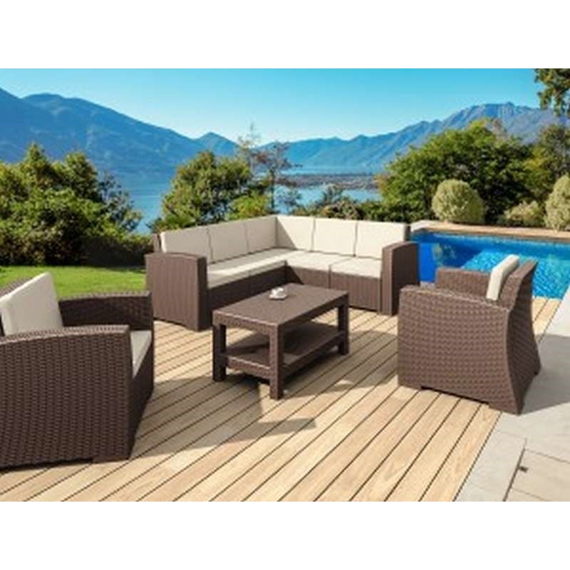 MONACO BROWN ΤΡΑΠΕΖΙ 92Χ57Χ45εκ. ΠΟΛ/ΝΙΟΥ