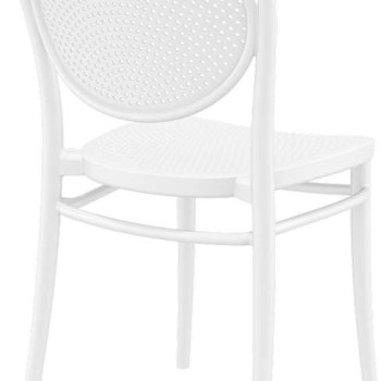 MARCEL WHITE ΚΑΡΕΚΛΑ ΠΟΛ/ΝΙΟΥ 45Χ52Χ85εκ.