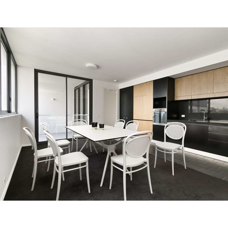 MARCEL WHITE ΚΑΡΕΚΛΑ ΠΟΛ/ΝΙΟΥ 45Χ52Χ85εκ.