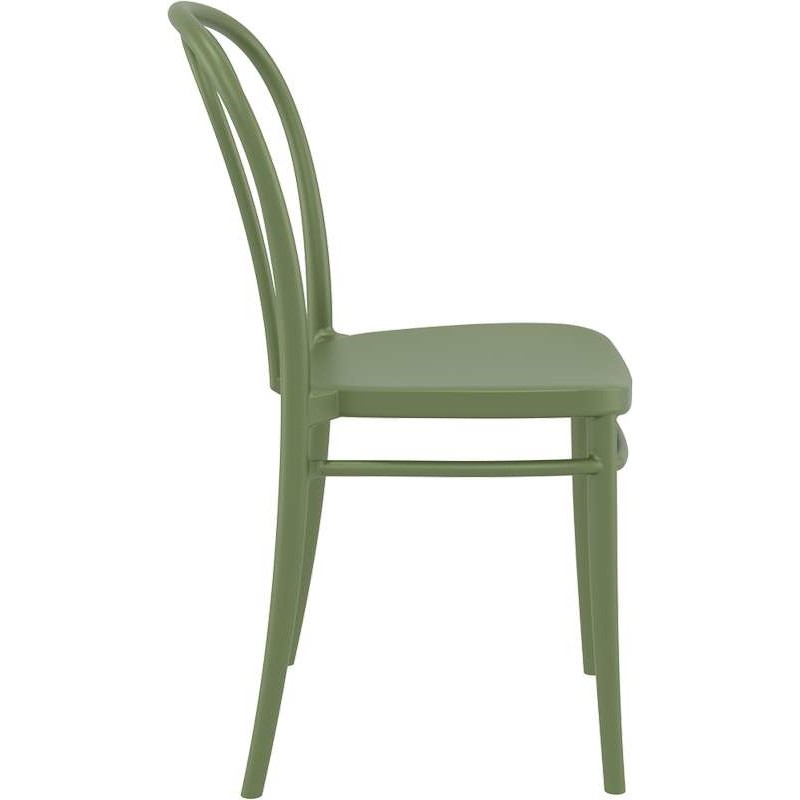 VICTOR OLIVE GREEN(Σ14)ΚΑΡΕΚΛΑ ΠΟΛ/ΝΙΟΥ 45Χ52Χ85εκ.