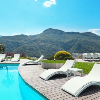 SLIM ΣΤΡΩΜΑ POLYESTER 3εκ.WHITE 204X62X3εκ.