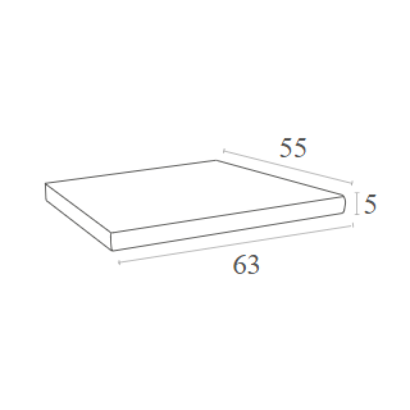 ARTEMIS XL(Σ4)ΜΑΞΙΛΑΡΙ ΚΑΘΙΣΜΑΤΟΣ BEIGE 63X55X5εκ.