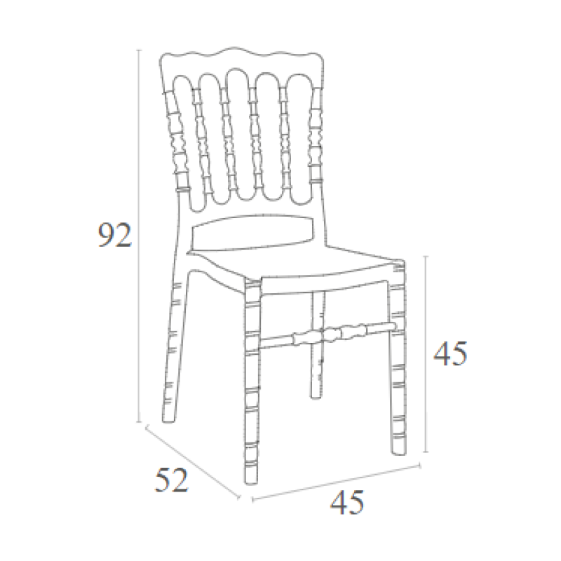 OPERA AMBER TRANSPARENT(Σ4)KAPEKΛA 45Χ52Χ92εκ.