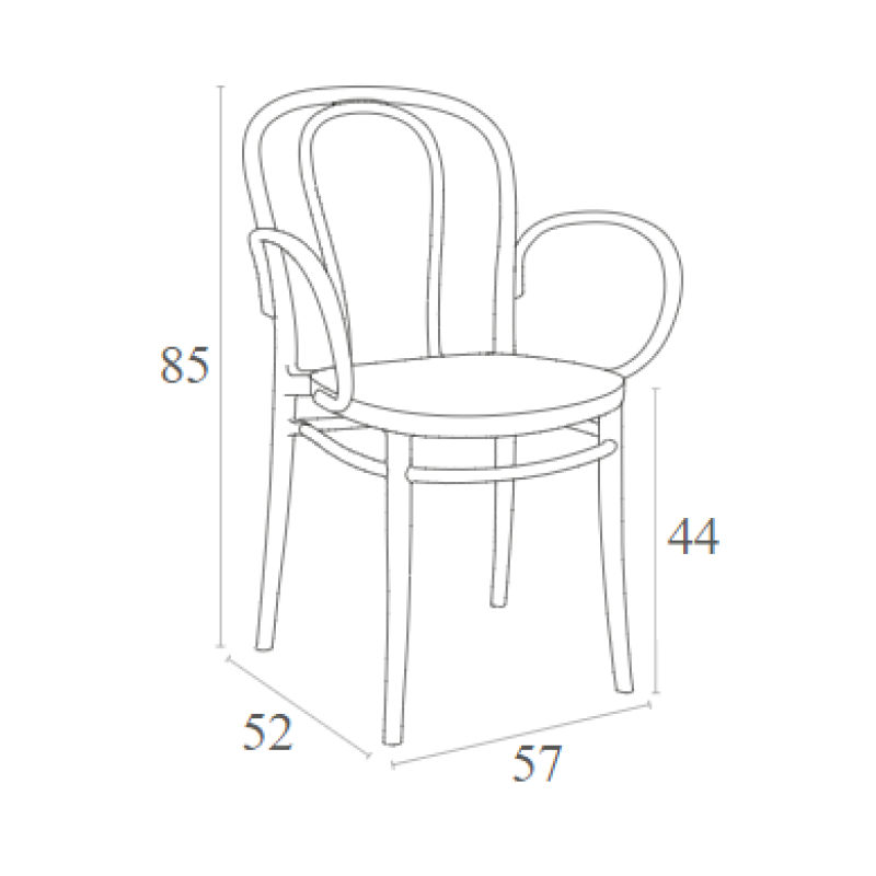 VICTOR XL OLIVE GREEN(Σ14)ΠΟΛΥΘΡΟΝΑ ΠΟΛ/ΝΙΟΥ 57Χ52Χ85εκ.