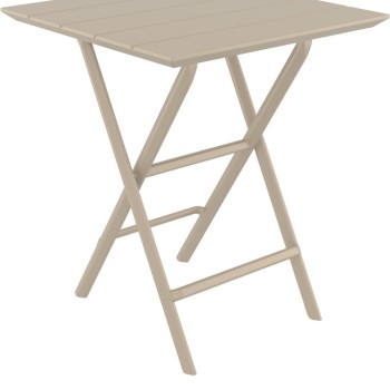 HELEN TAUPE 60Χ60X74εκ. ΤΡΑΠΕΖΙ ΠΤΥΣ/ΝΟ ΠΟΛ/ΝΙΟΥ