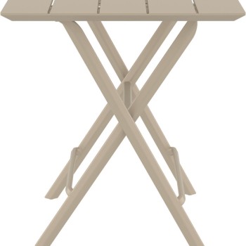 HELEN TAUPE 60Χ60X74εκ. ΤΡΑΠΕΖΙ ΠΤΥΣ/ΝΟ ΠΟΛ/ΝΙΟΥ