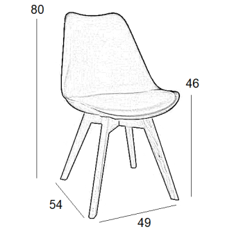 LOGAN PLUS ΜΑΥΡΗ(Σ4)ΚΑΡ/ΔΕΡΜ/ΡΡ 49X54X46-80εκ.