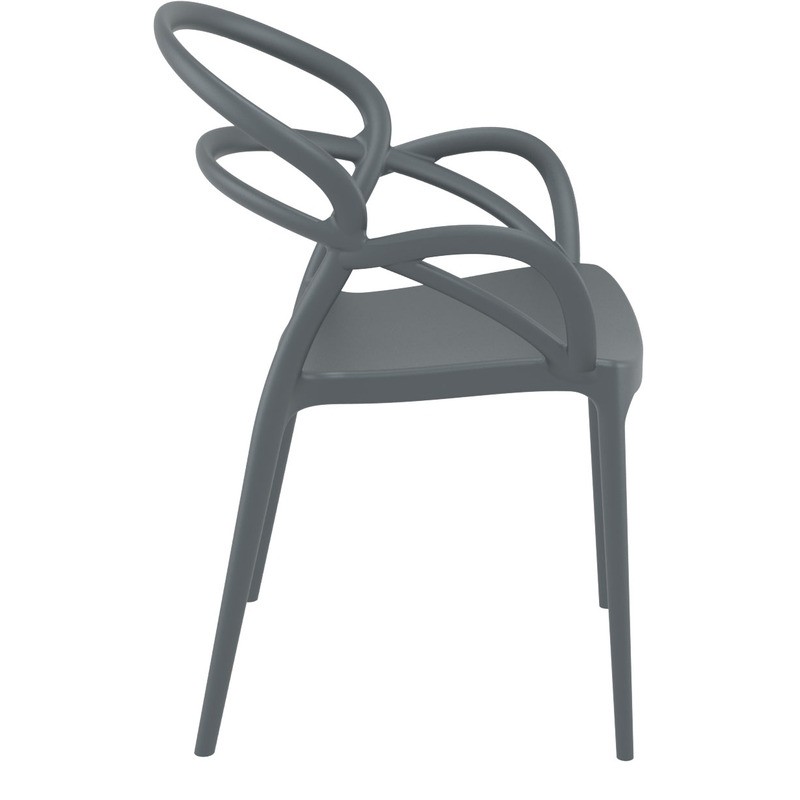 MILA DARK GREY ΠΟΛΥΘΡΟΝΑ ΠΟΛ/ΝΙΟΥ 57Χ56Χ82εκ.