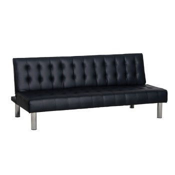 STATE BLACK PU ΚΑΝΑΠΕΣ-ΚΡΕΒΑΤΙ 180X79X74εκ.