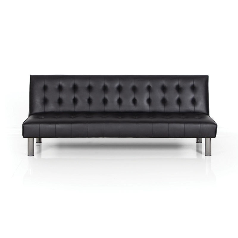 STATE BLACK PU ΚΑΝΑΠΕΣ-ΚΡΕΒΑΤΙ 180X79X74εκ.