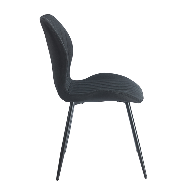 DYLAN BLACK ΥΦΑΣΜΑ ΚΑΡΕΚΛΑ ΜΕΤΑΛΛΙΚΗ 48X53X74εκ.