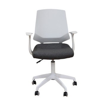 A1150-W ΛΕΥΚΟ/ΓΚΡΙ ΥΦΑΣΜΑ ΠΟΛΥΘΡΟΝΑ ΓΡΑΦΕΙΟΥ 63Χ55Χ49-92/56-100εκ.