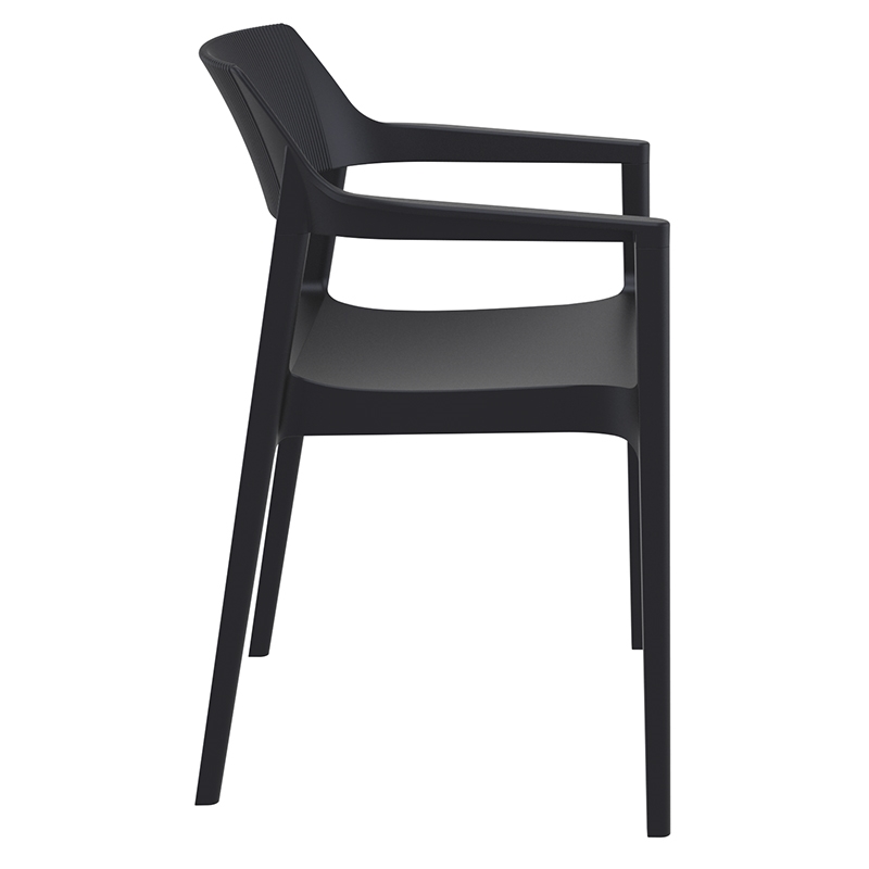 TULUM BLACK ΠΟΛΥΘΡΟΝΑ ΠΟΛ/ΝΙΟΥ 55X52X79εκ.