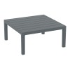 PORTOFINO LOUNGE ΤΡΑΠΕΖΙ DARK GREY 70X70X33εκ. ΠΟΛ/ΝΙΟΥ