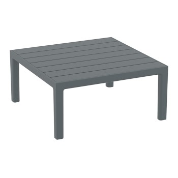 PORTOFINO LOUNGE ΤΡΑΠΕΖΙ DARK GREY 70X70X33εκ. ΠΟΛ/ΝΙΟΥ