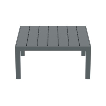 PORTOFINO LOUNGE ΤΡΑΠΕΖΙ DARK GREY 70X70X33εκ. ΠΟΛ/ΝΙΟΥ