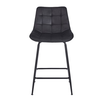 ERMINA BLACK VELVET ΥΦΑΣΜΑ 64εκ. ΣΚΑΜΠΟ ΜΕΤΑΛΛΙΚΟ 49X50X64-94εκ.