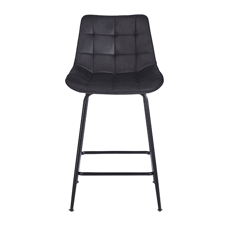 ERMINA BLACK VELVET ΥΦΑΣΜΑ 64εκ. ΣΚΑΜΠΟ ΜΕΤΑΛΛΙΚΟ 49X50X64-94εκ.