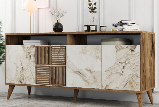 Μπουφές Σαλονιού: Πώς να Επιλέξεις τον Ιδανικό + 10 Ιδέες για Διακόσμηση