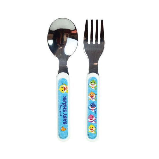 Baby Shark σετ κουτάλι πιρούνι (005978) Baby Shark σετ κουτάλι πιρούνι (005978)