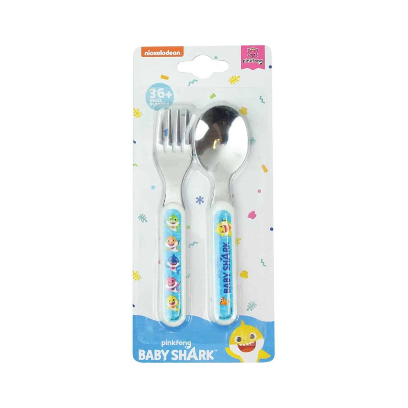 Baby Shark σετ κουτάλι πιρούνι (005978)