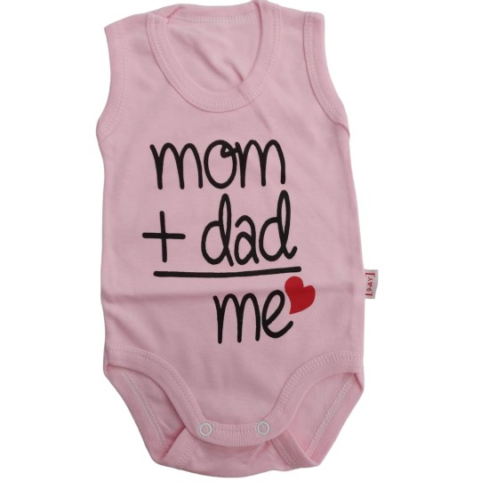 Βρεφικό Φορμάκι Mom & Dad - Pink