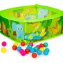 Dry pool with balls, playpen for children
