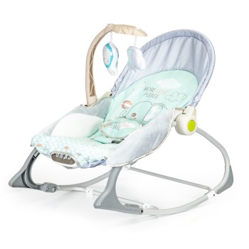 3-in-1 bouncer, rocking chair, sounds vibrations - Elephant ECOTOYS