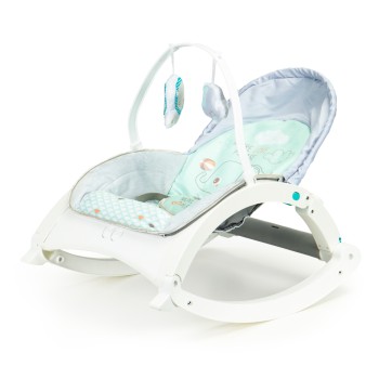 3-in-1 rocking chair + tray, vibrations - Elephant Ecotoys