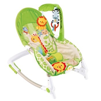 Bouncer rocker cradle with vibrations music ECOTOYS