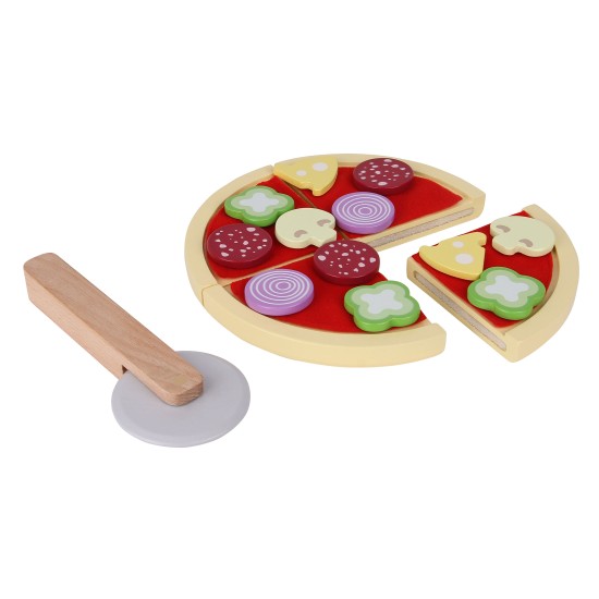 Ξύλινο Παιδικό Παιχνίδι - Pizza - Ecotoys