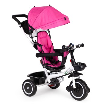Tricycle with rotating seat 360' ECOTOYS pink