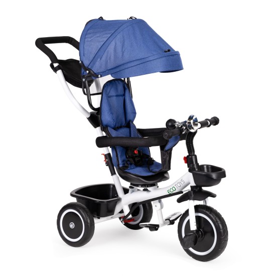 Tricycle with rotating seat 360 ECOTOYS blue Tricycle with rotating seat 360 ECOTOYS blue